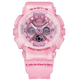 CASIO BABY-G BA-130CV-4ADR PINK RESIN STRAP WOMEN'S WATCH