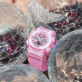 CASIO BABY-G BA-130CV-4ADR PINK RESIN STRAP WOMEN'S WATCH