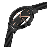 BCBGMAXAZRIA BAWLG2132901 BLACK MESH STRAP WOMEN'S WATCH