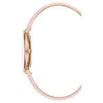 BCBGMAXAZRIA QUARTZ ROSE GOLD STAINLESS STEEL BG50668002 PINK LEATHER STRAP WOMEN'S WATCH - H2 Hub Watches