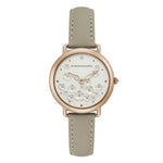 BCBGMAXAZRIA QUARTZ ROSE GOLD STAINLESS STEEL BG50676003 GREEN LEATHER STRAP WOMEN'S WATCH - H2 Hub Watches