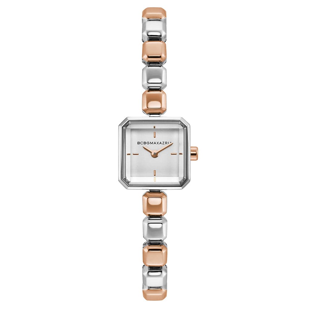 BCBGMAXAZRIA QUARTZ TWO-TONE STAINLESS STEEL BG50677002 WOMEN'S WATCH - H2 Hub Watches