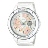 CASIO BABY-G BGA-150FL-7ADR WHITE RESIN STRAP WOMEN'S WATCH