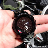 CASIO BABY-G BGA-195-1ADR DIGITAL QUARTZ BLACK RESIN WOMEN'S WATCH - H2 Hub Watches