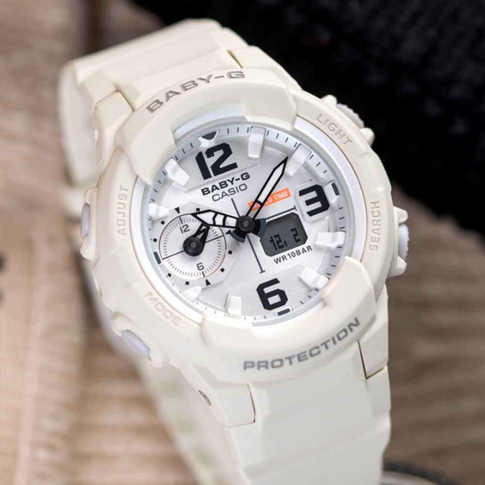 CASIO BABY-G BGA-230-7B2DR DIGITAL QUARTZ WHITE RESIN UNISEX'S WATCH - H2 Hub Watches