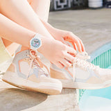 CASIO BABY-G BGA-280-7ADR WHITE RUBBER STRAP WOMEN'S WATCH