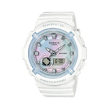 CASIO BABY-G BGA-280-7ADR WHITE RUBBER STRAP WOMEN'S WATCH