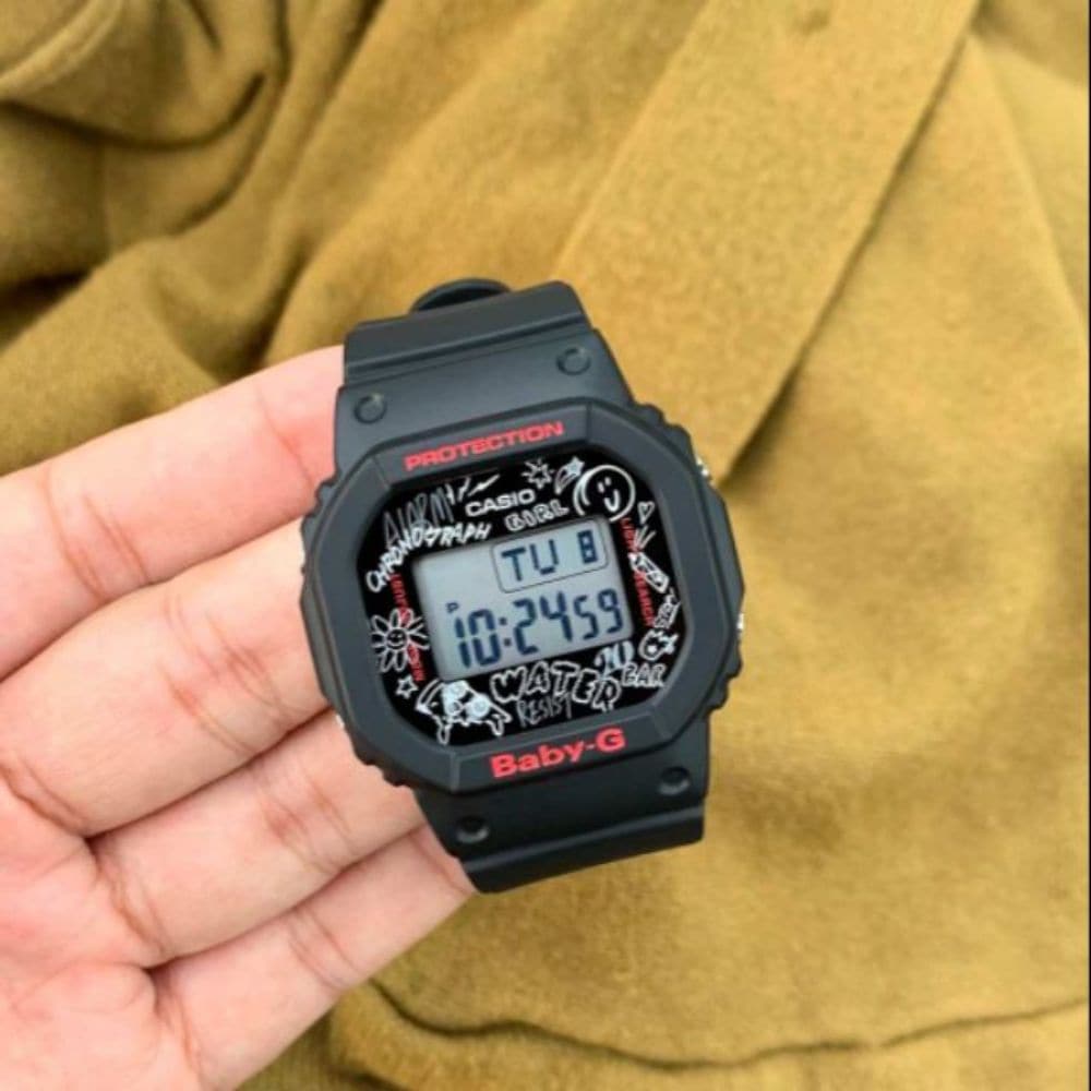 CASIO BABY-G BGD-560SK-1DR GRAFFITI WOMEN'S WATCH - H2 Hub Watches