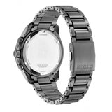 CITIZEN BL5547-89X ECO-DRIVE CHRONOGRAPH GREEN DIAL STAINLESS STEEL STRAP MEN'S WATCH