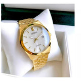 CITIZEN BM7332-61P ECO-DRIVE GOLD STAINLESS STEEL MEN'S WATCH - H2 Hub Watches