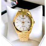 CITIZEN BM7332-61P ECO-DRIVE GOLD STAINLESS STEEL MEN'S WATCH - H2 Hub Watches