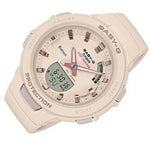 CASIO BABY-G BSA-B100-4A1DR DIGITAL QUARTZ BEIGE RESIN G-SQUAD WOMEN'S WATCH - H2 Hub Watches