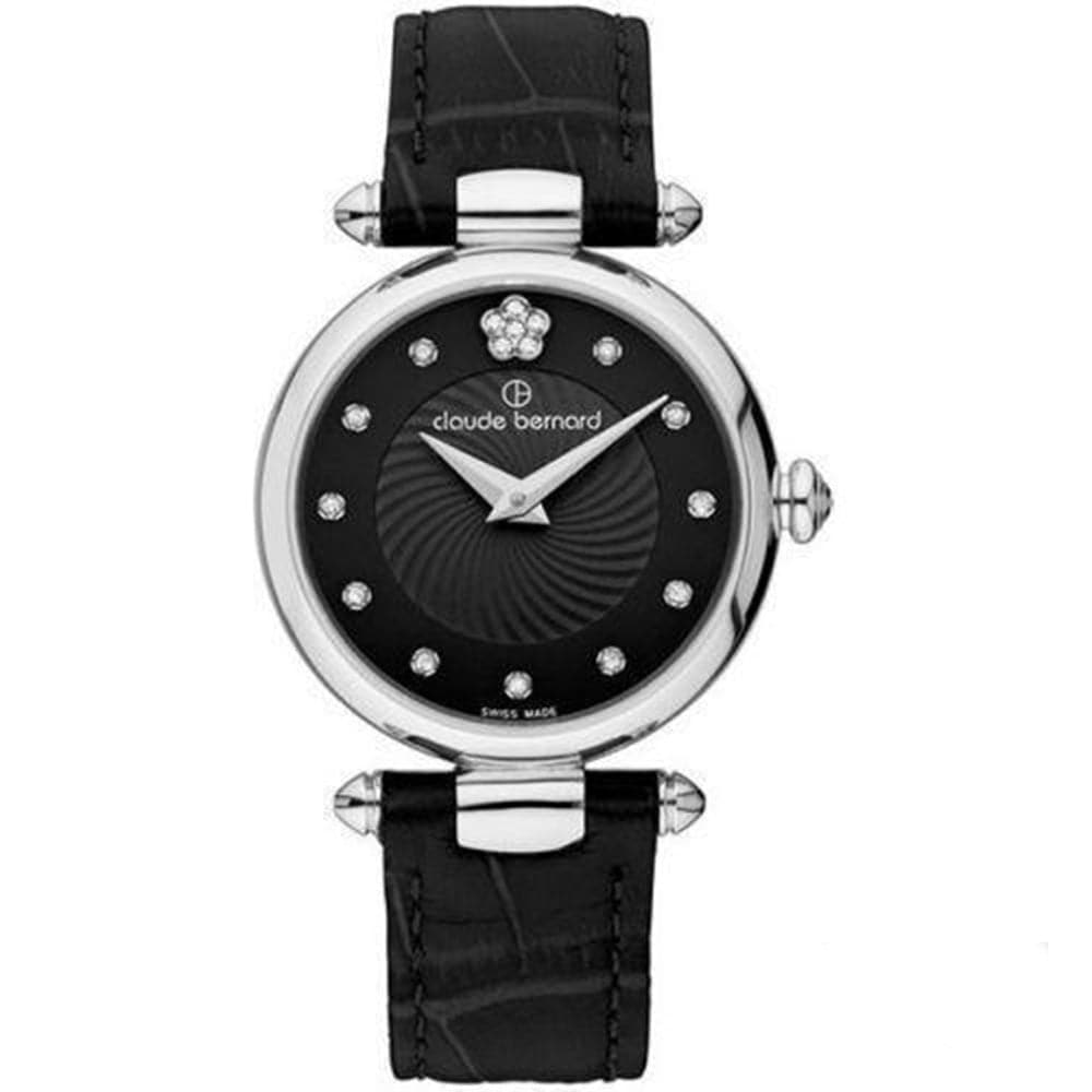 CLAUDE BERNARD SWISS MADE SWAROWSKI STONES CB20501-3-NPN2 WOMEN'S WATCH - H2 Hub Watches