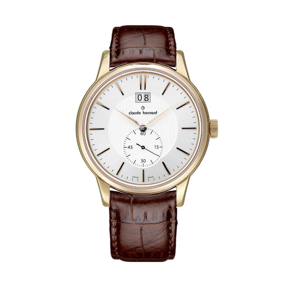 CLAUDE BERNARD CLASSIC SUB-SECOND CB64005-37R-AIR MEN'S WATCH - H2 Hub Watches