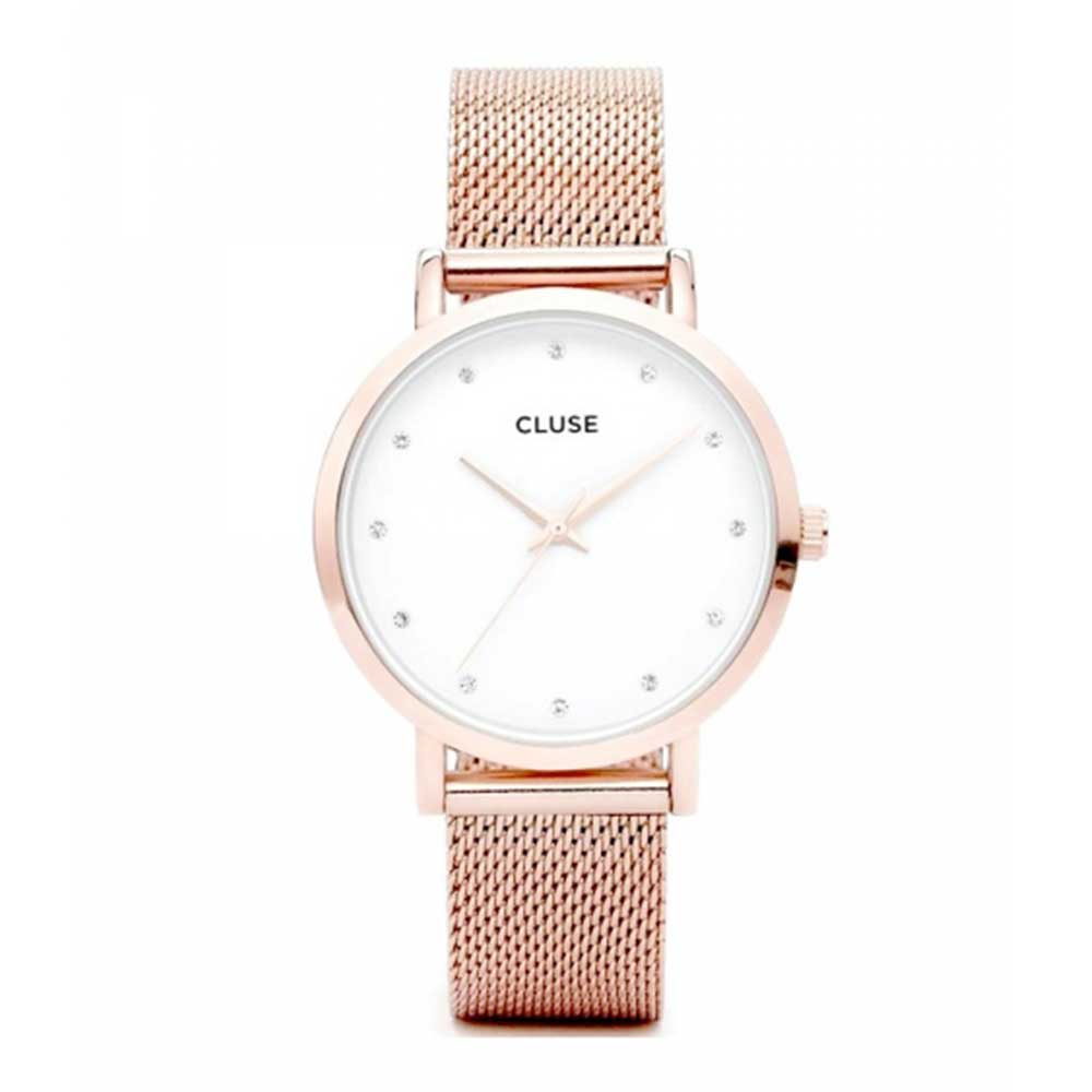 CLUSE PAVANE QUARTZ ROSE GOLD STAINLESS STEEL CL18303 MESH STRAP LADIES WATCH - H2 Hub Watches