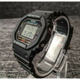 CASIO G-SHOCK DW-5600E-1VER RESIN BLACK STRAP MEN'S WATCH