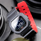 CASIO G-SHOCK DW-5600HR-1DR-P DIGITAL QUARTZ BLACK RESIN MEN'S WATCH