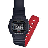 CASIO G-SHOCK DW-5600HR-1DR-P DIGITAL QUARTZ BLACK RESIN MEN'S WATCH