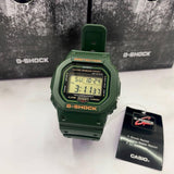CASIO G-SHOCK DW-5600RB-3DR GREEN RESIN STRAP MEN WATCH