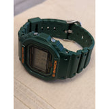 CASIO G-SHOCK DW-5600RB-3DR GREEN RESIN STRAP MEN WATCH