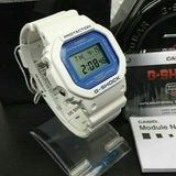 CASIO G-SHOCK DW-5600WB-7CR WHITE RESIN STRAP MEN'S WATCH