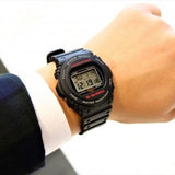 CASIO G-SHOCK DW-5750E-1DR DIGITAL QUARTZ BLACK RESIN MEN'S WATCH