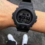 CASIO G-SHOCK DW-6900BB-1DR DIGITAL QUARTZ BLACK RESIN MEN'S WATCH - H2 Hub Watches