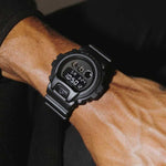 CASIO G-SHOCK DW-6900BB-1DR DIGITAL QUARTZ BLACK RESIN MEN'S WATCH - H2 Hub Watches