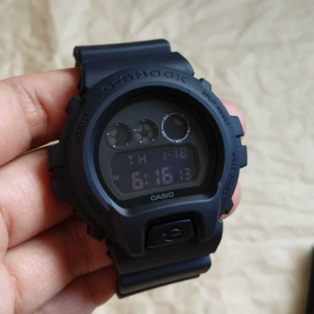 CASIO G-SHOCK DW-6900BB-1DR DIGITAL QUARTZ BLACK RESIN MEN'S WATCH - H2 Hub Watches