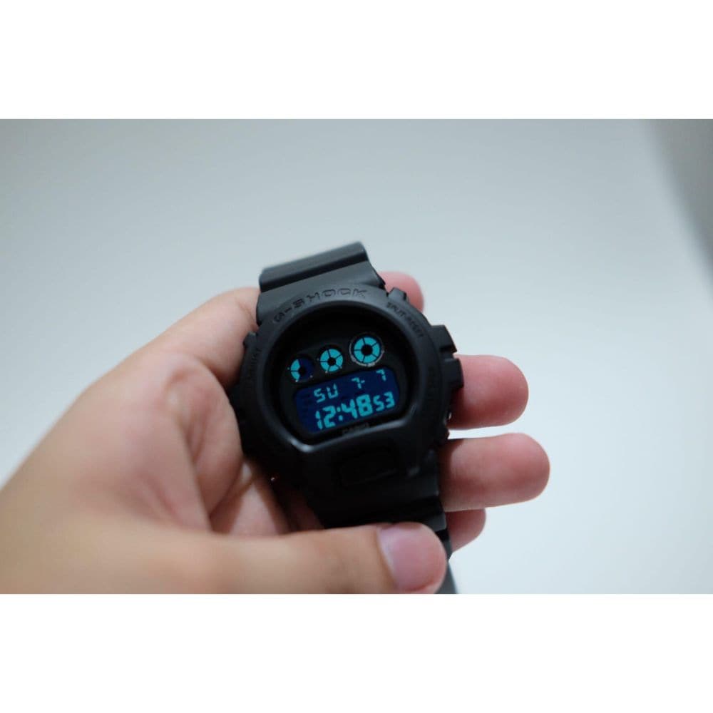 CASIO G-SHOCK DW-6900BB-1DR DIGITAL QUARTZ BLACK RESIN MEN'S WATCH - H2 Hub Watches