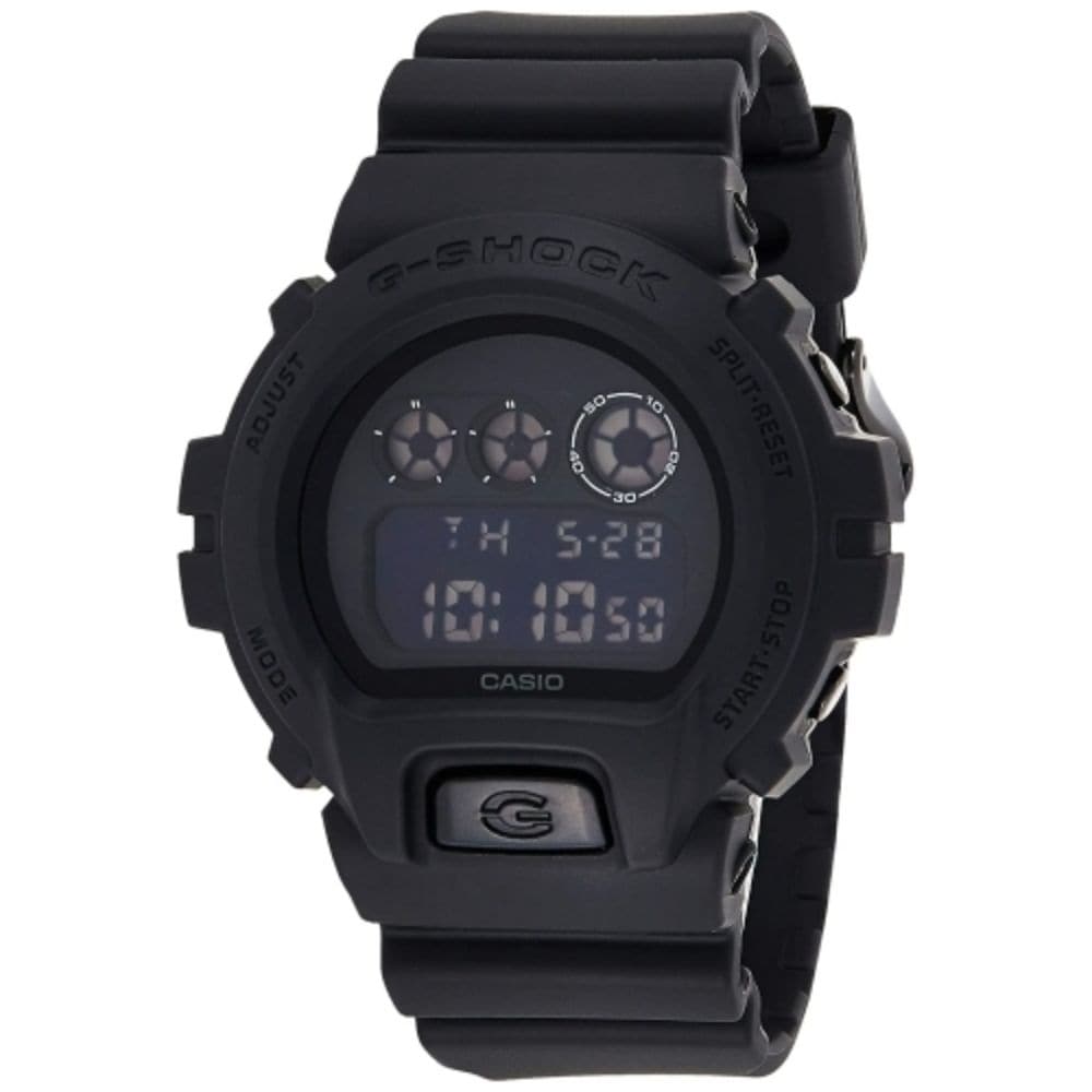 CASIO G-SHOCK DW-6900BB-1DR DIGITAL QUARTZ BLACK RESIN MEN'S WATCH - H2 Hub Watches