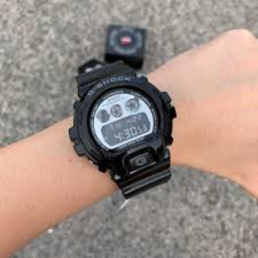CASIO G-SHOCK DW-6900NB-1DR DIGITAL QUARTZ BLACK RESIN MEN'S WATCH - H2 Hub Watches