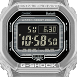Casio G-Shock Digital Transparent White Resin Strap Men Watch DW-B5600G-7DR