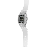 Casio G-Shock Digital Transparent White Resin Strap Men Watch DW-B5600G-7DR