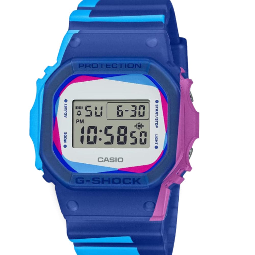 G shock dw 5600 blue clearance