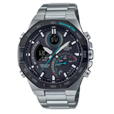 Casio Edifice Chronograph Silver Stainless Steel Strap Men Watch ECB-950DB-1ADF