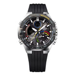 Casio Edifice Chronograph Black Dial Resin Strap Men Watch ECB-950MP-1ADF