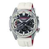 Casio Edifice ECB-S100HR-1ADR White Leather Men's Watch