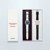 Casio Edifice ECB-S100HR-1ADR White Leather Men's Watch