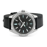 CASIO EDIFICE EFR-S107L-1AVUDF BLACK LEATHER MEN'S WATCH