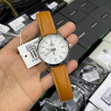 CASIO EDIFICE EFV-100L-7AVUDF BROWN LEATHER MEN'S WATCH