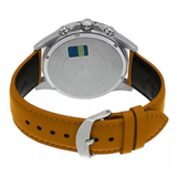 CASIO EDIFICE EFV-100L-7AVUDF BROWN LEATHER MEN'S WATCH