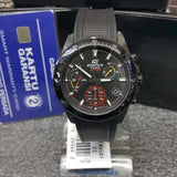 CASIO EDIFICE EFV-540PB-1AVUDF CHRONOGRAPH QUARTZ RUBBER STRAP BLACK MEN'S WATCH