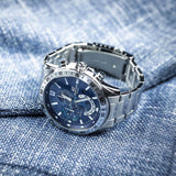 Casio Edifice EFV-620D-2AVUDF Blue Dial Stainless Steel Men's Watch