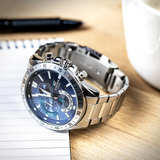Casio Edifice EFV-620D-2AVUDF Blue Dial Stainless Steel Men's Watch