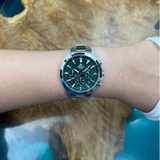 Casio Edifice Silver Stainless Steel Men Watch EFV-630D-3AVUDF-P