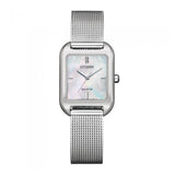 CITIZEN EM0491-81D ECO-DRIVE ELEGANCE STAINLESS STEEL MESH STRAP WOMEN'S WATCH