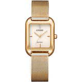 CITIZEN EM0493-85P ECO-DRIVE ELEGANCE ROSE GOLD MESH STRAP WOMEN'S WATCH