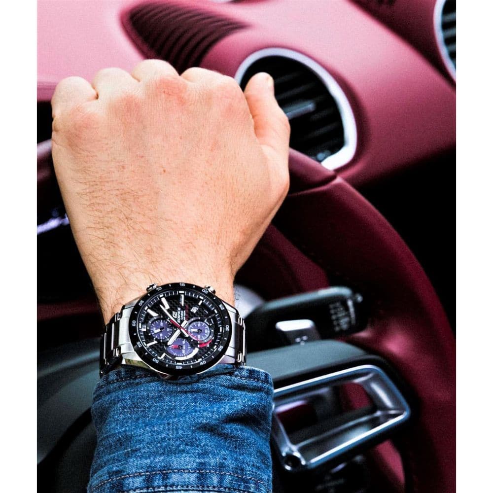 CASIO EDIFICE EQS-900DB-1AVUDF CHRONOGRAPH SILVER STAINLESS STEEL MEN'S WATCH - H2 Hub Watches