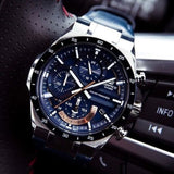 CASIO EDIFICE EQS-920BL-2AVUDF BLUE LEATHER MEN'S WATCH